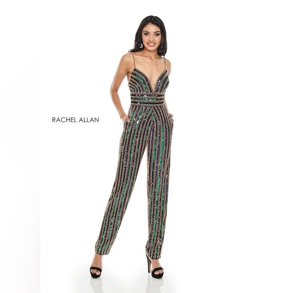 Rachel Allan Jumpsuit Size 12 Style No. 7028